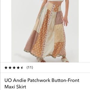 Urban Outfitters Andie Patchwork Skirt